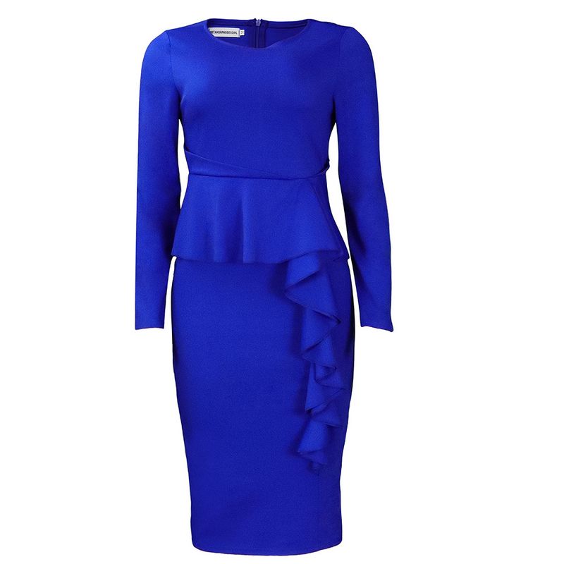TIOZONEY - Vestidos lápiz para mujer de tallas grandes