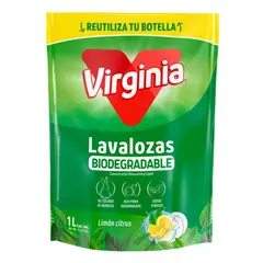 VIRGINIA - Pack 7 Lavaloza Biodegradable Limón Citrus 1 Lt