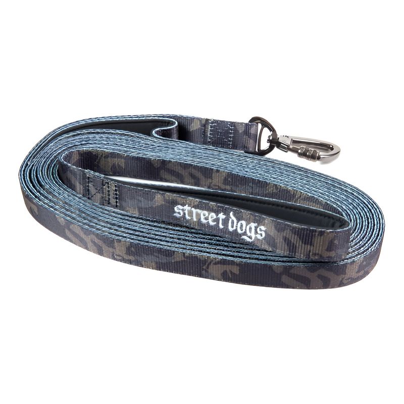 STREET DOGS - Correa De Paseo Para Perros Street Dogs Light 3m Negro Camo