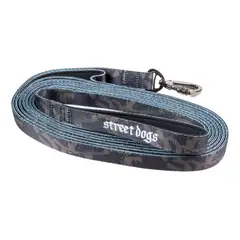 STREET DOGS - Correa De Paseo Para Perros Light 3m Negro Camo