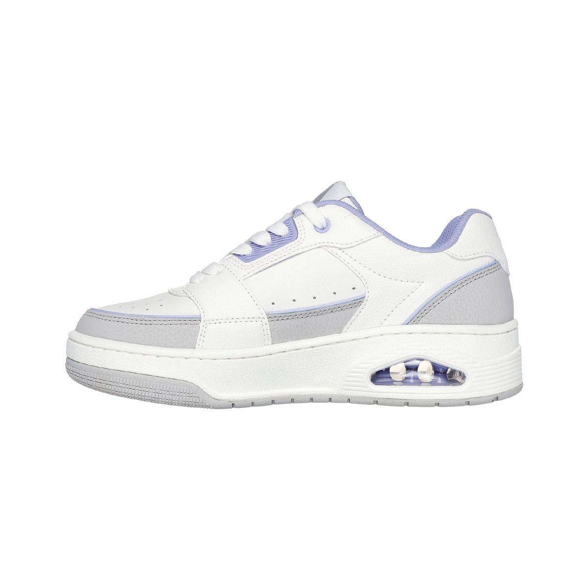 SKECHERS - Zapatillas Mujer Uno-Court Courte Style Skechers Blanca/Lila