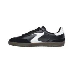 SKECHERS - Zapatillas Mujer Hotshot - Kickoff Negras/Blancas