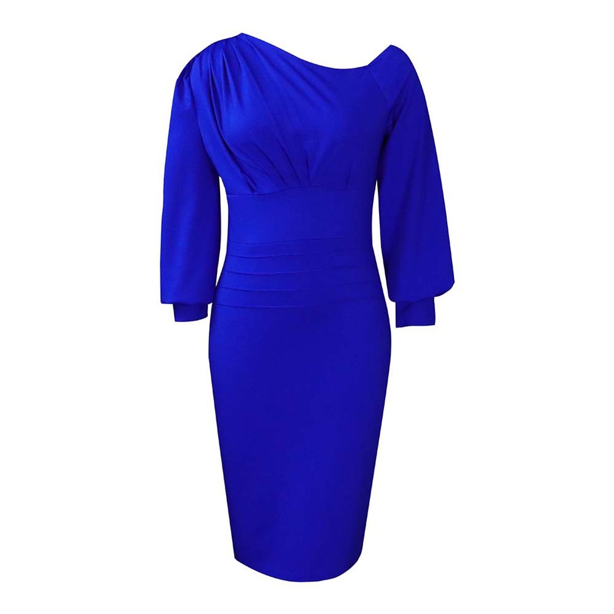 TIOZONEY - Vestido ajustado a la cadera para mujer