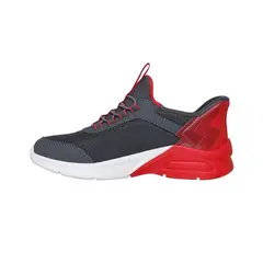 SKECHERS - Zapatillas Niños Microspec Max-Brisk Azul/Roja