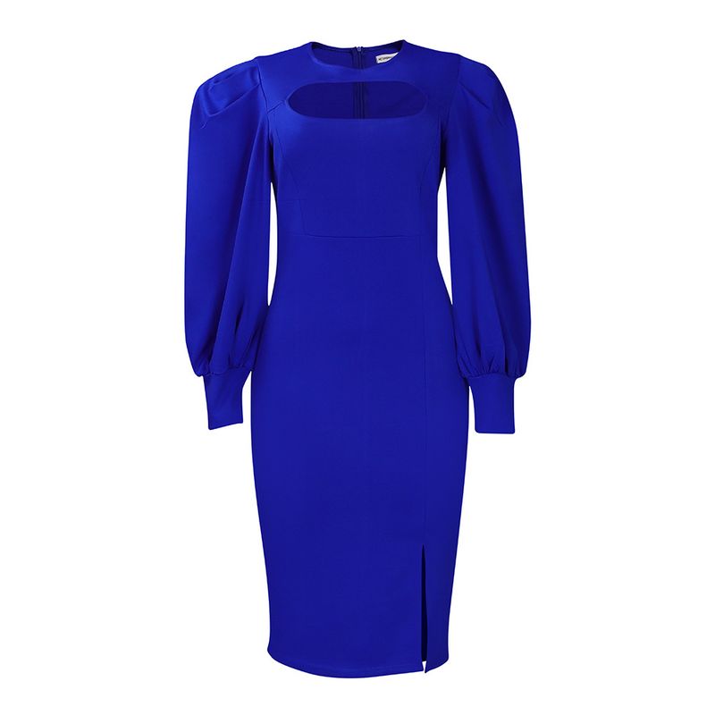 TIOZONEY - Vestido ahuecado para mujer.-
