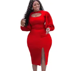 TIOZONEY - Vestido ahuecado para mujer