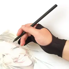 GENERICO - Guante Artista Tableta Gráfica Dibujo Reduce Fricción Sudor