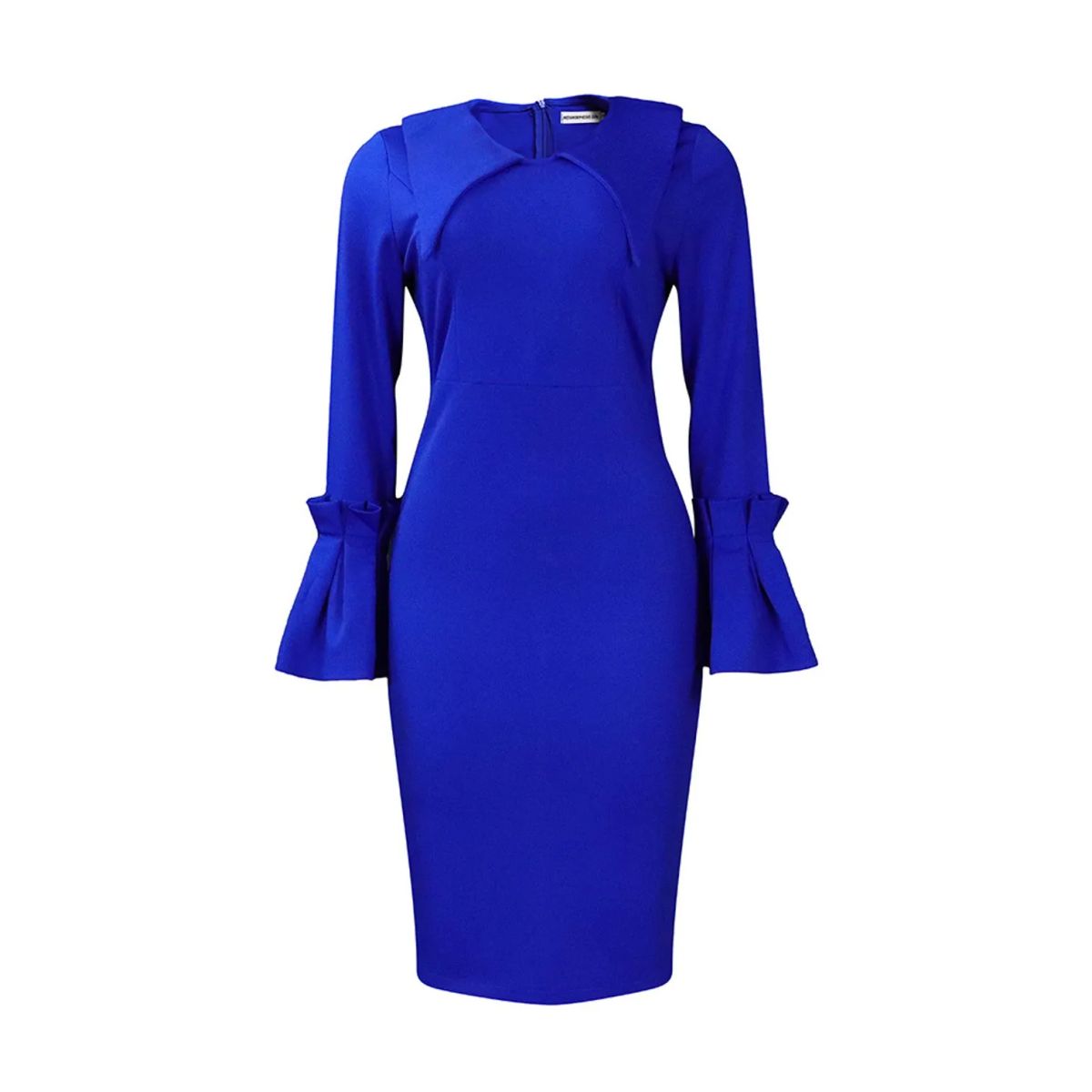 TIOZONEY - Vestido con falda lápiz a la cadera