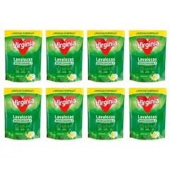 VIRGINIA - Pack 8 Lavaloza Biodegradable Limón Citrus 1 Lt