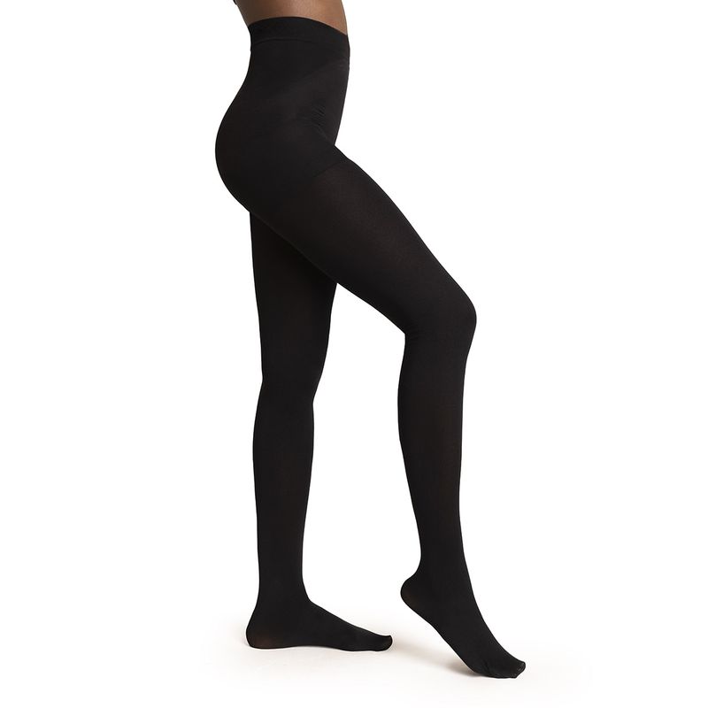 MONARCH - Panty  Push Up Opaca Negro Monarch