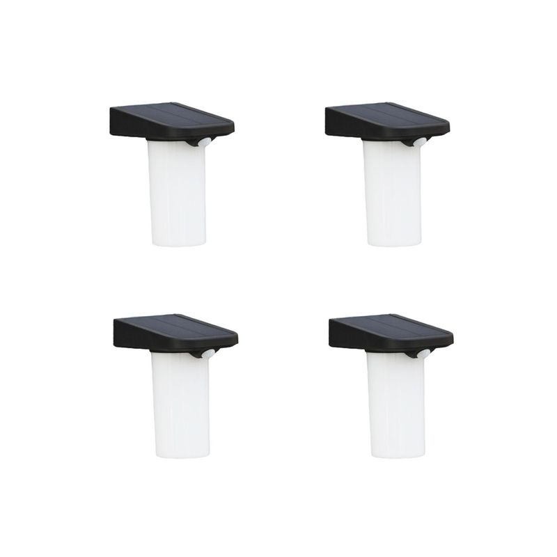 PRO OUTDOOR - Pack 4 Unidades Aplique Solar vertical Sin Base Contra Agua Con Sensor De Movimiento