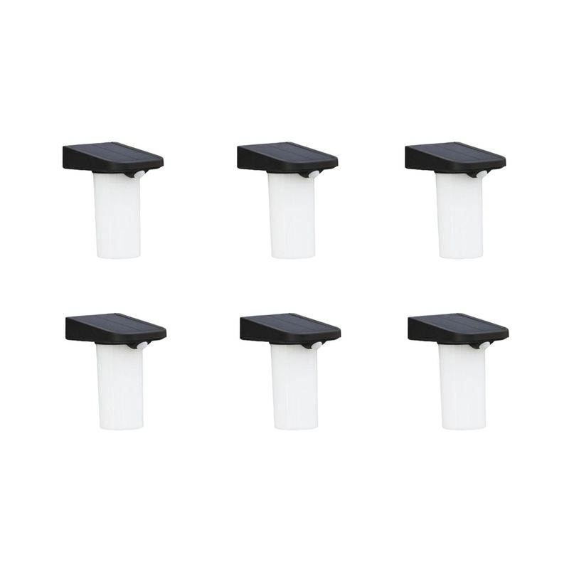 PRO OUTDOOR - Pack 6 Unidades Aplique Solar vertical Sin Base Contra Agua Con Sensor De Movimiento