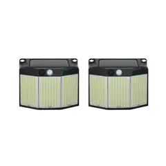 PRO OUTDOOR - 2 Aplique 294 Led Solar Contra Agua