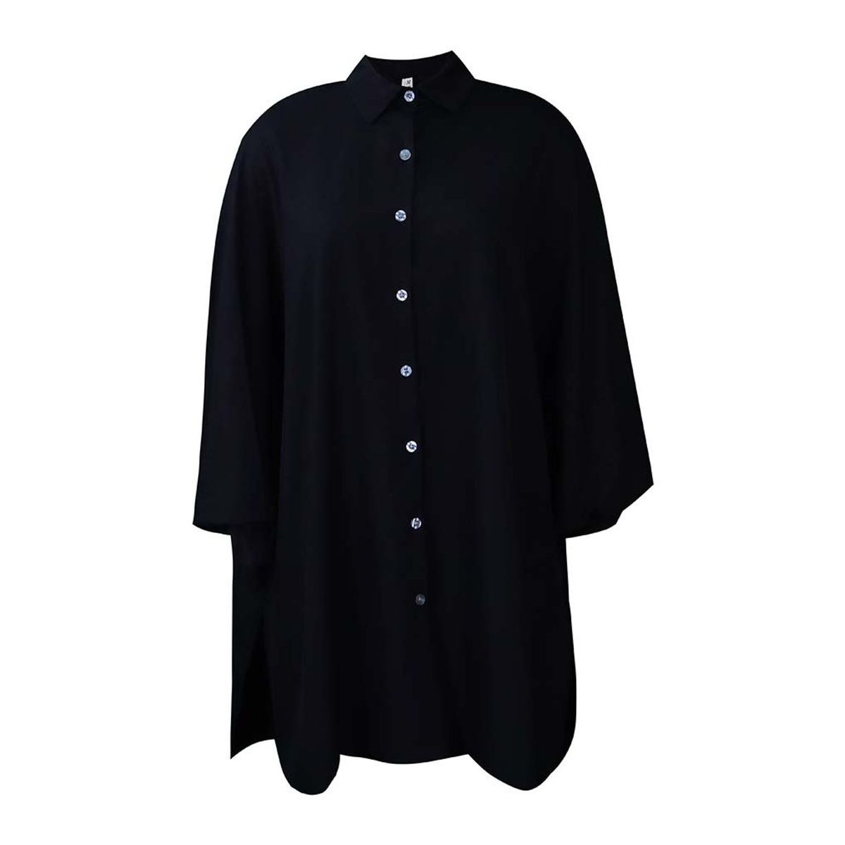 TIOZONEY - Vestido suelto con solapa para mujer