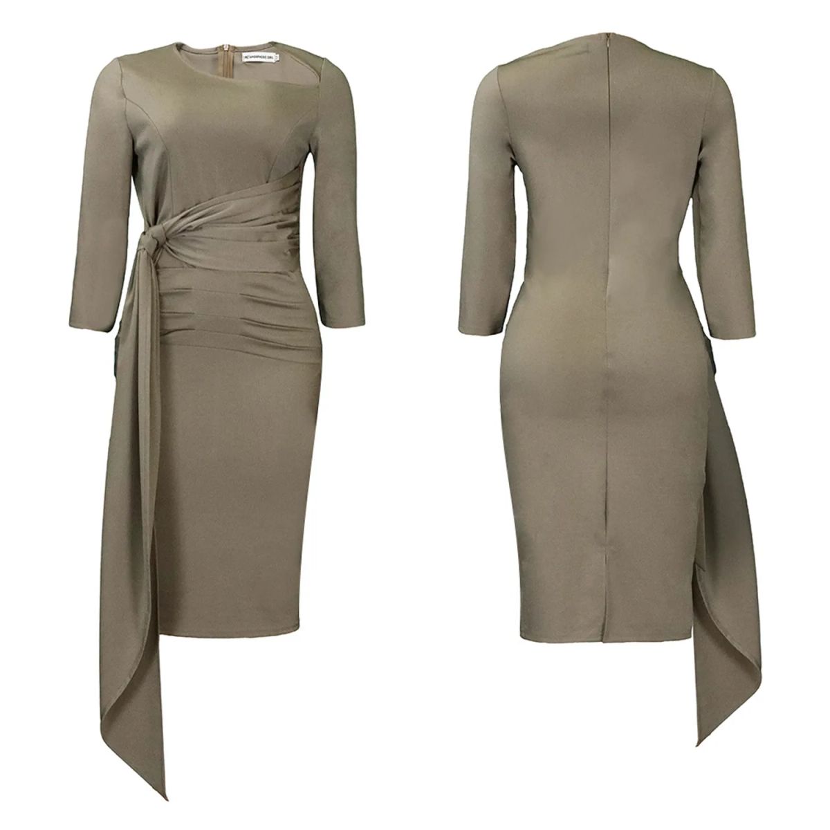 TIOZONEY - Vestido tallas grandes mujer