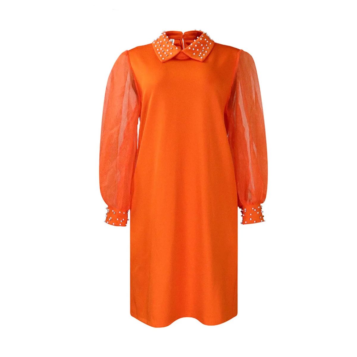 TIOZONEY - Vestidos de mujer con cuentas de encaje