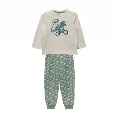 BUBBLE GUMMERS - Pijamas Niño Bubblegummers Burgos Verde