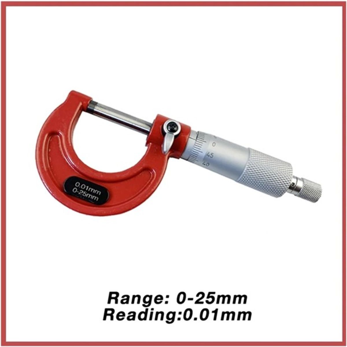 GENERICO - Set micrometro exterior con tope de trinquete estandar