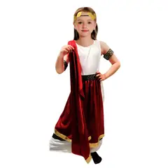 GENERICO - Disfraz Griego-Romano Niña