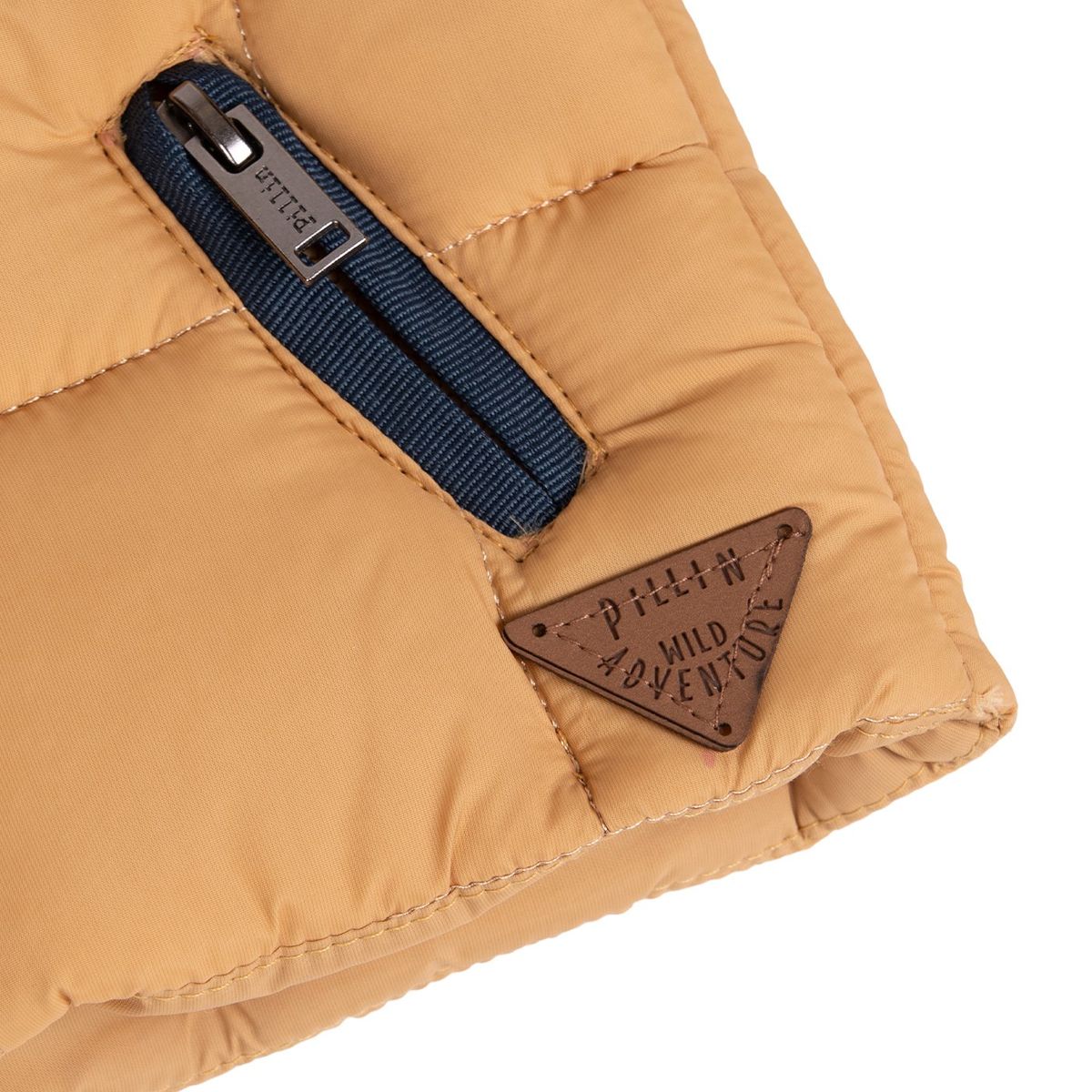 PILLIN - Parka Bebe Mostaza Pillin PVB843-25MOS  - Amarillo