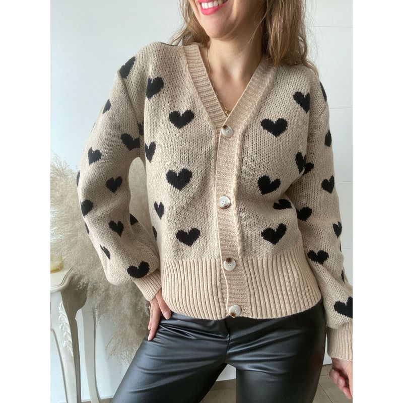 ME MATO TIENDA - Chaleco corazones Mujer tienda Me Mato