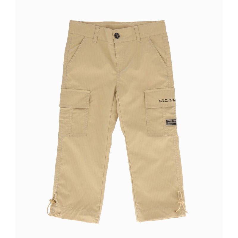 BLACK AND BLUE - Pantalón niño jogger beige Black and Blue