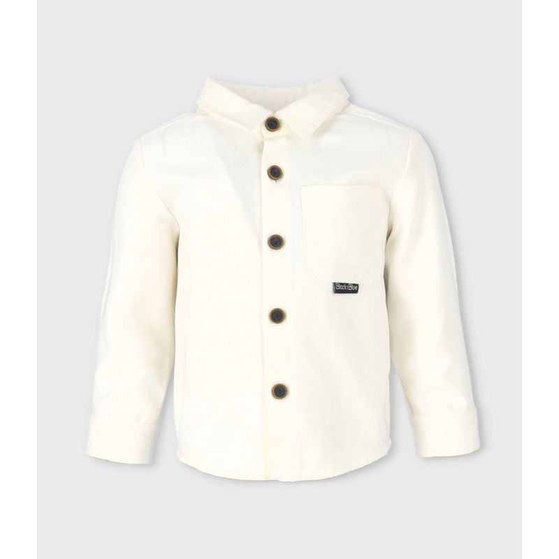 BLACK AND BLUE - Camisa bebés básica blanco Black and Blue