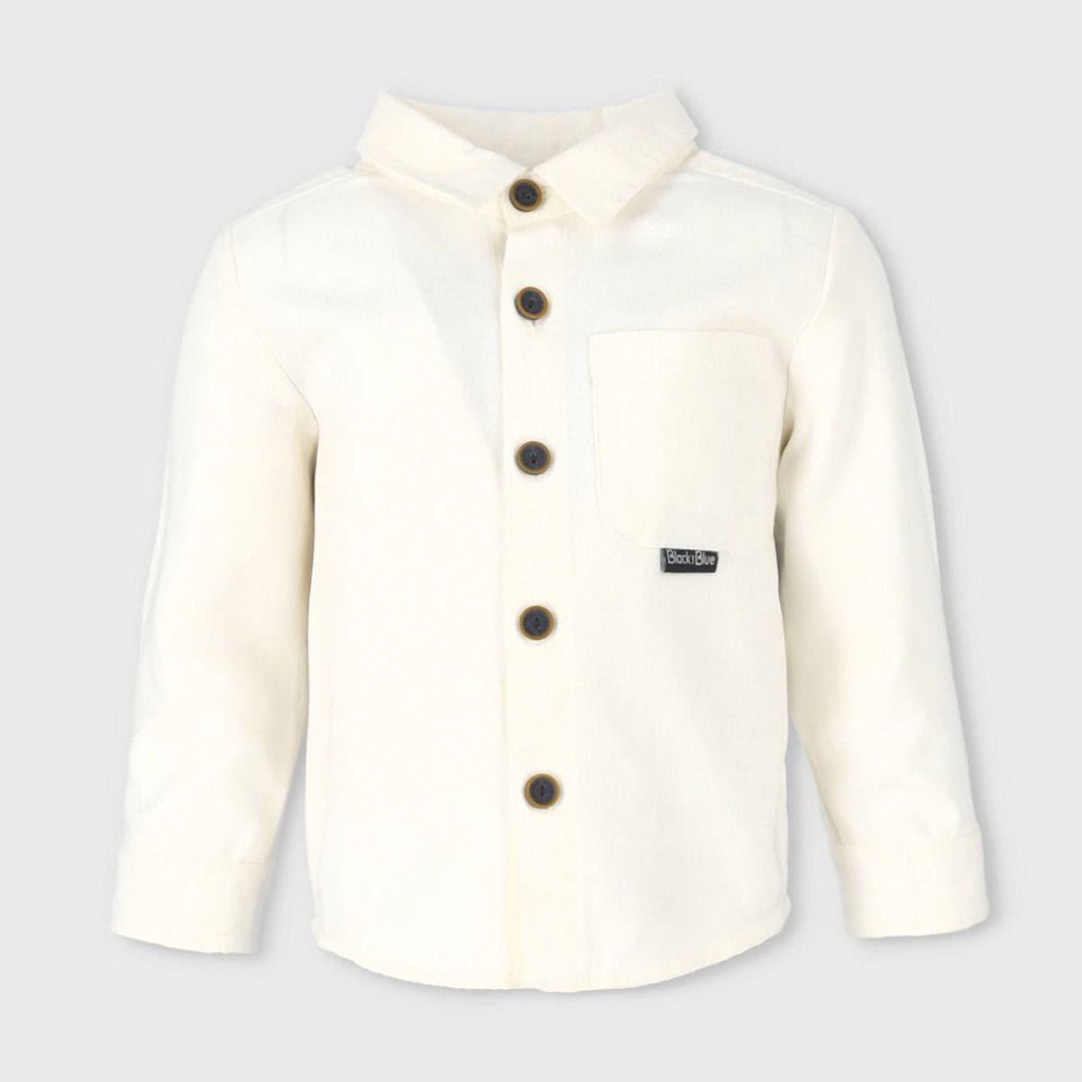 BLACK AND BLUE - Camisa bebés básica blanco Black and Blue