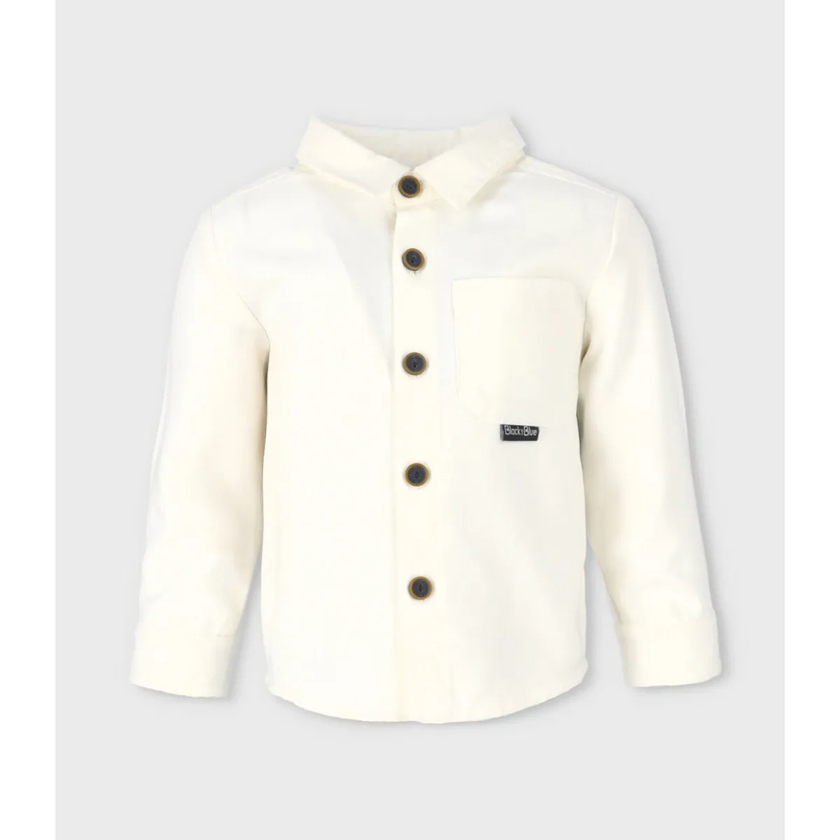 BLACK AND BLUE - Camisa bebés básica blanco Black and Blue