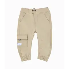 BLACK AND BLUE - Pantalón bebés cargo beige