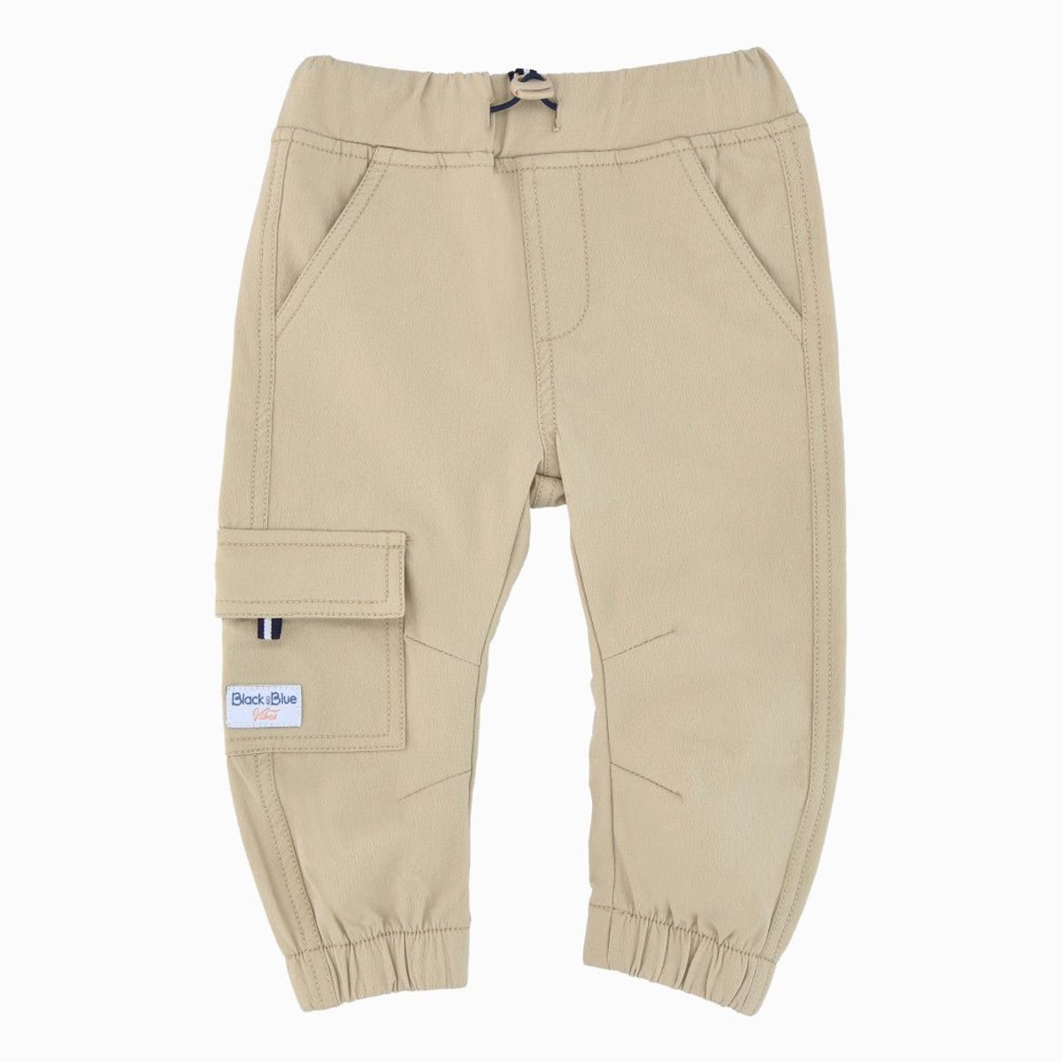 BLACK AND BLUE - Pantalón bebés cargo beige Black and Blue