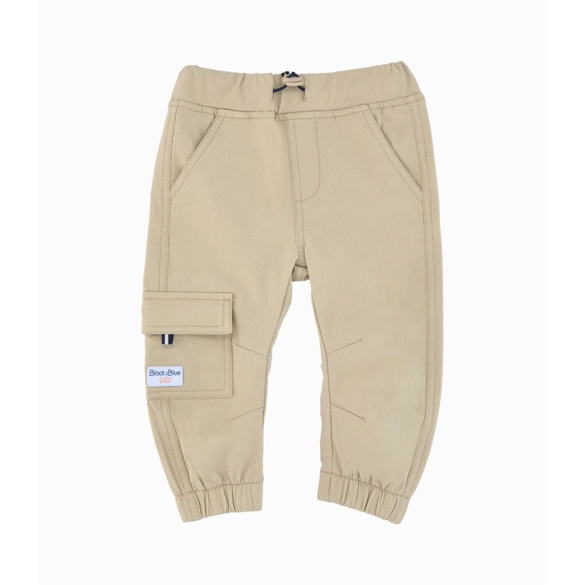 BLACK AND BLUE - Pantalón bebés cargo beige Black and Blue