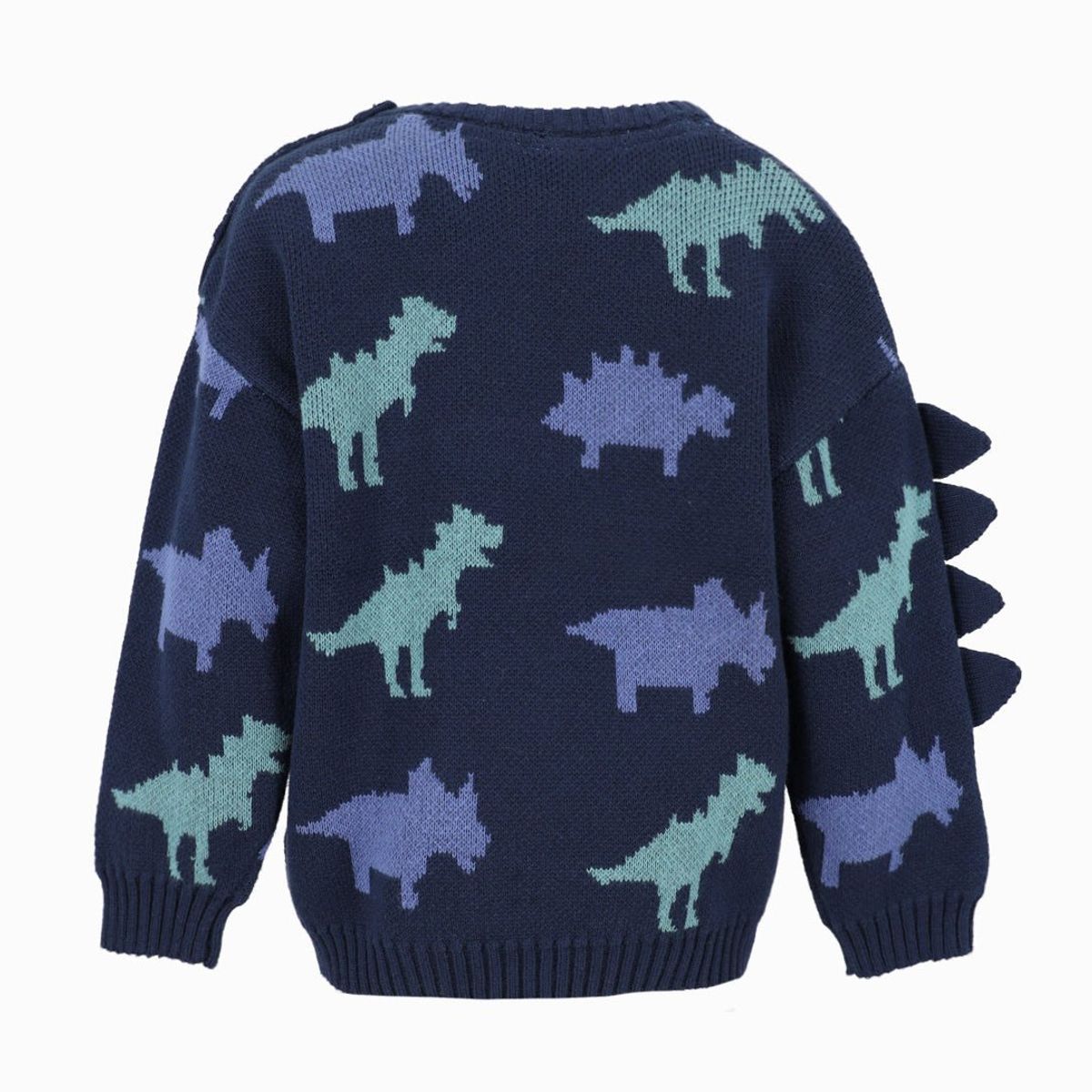 BLACK AND BLUE - Chaleco bebés con dinosaurio azul marino Black and Blue