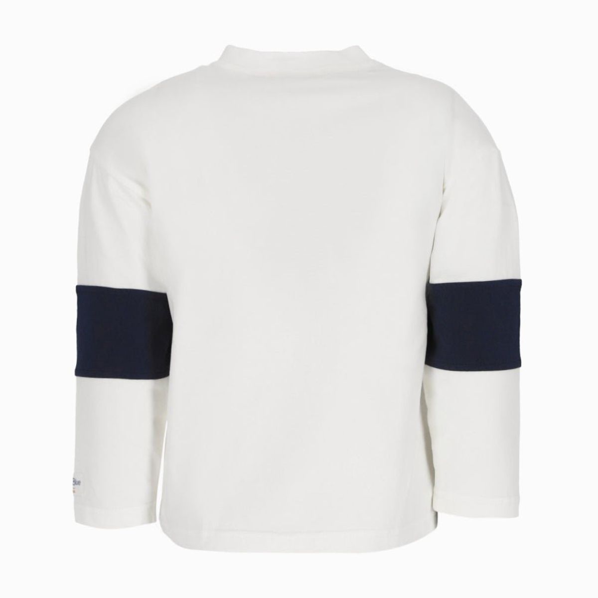 BLACK AND BLUE - Polera bebés con perrito blanco Black and Blue