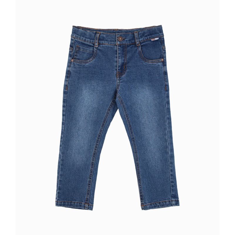 BLACK AND BLUE - Jeans niño pitillos denim celeste Black and Blue