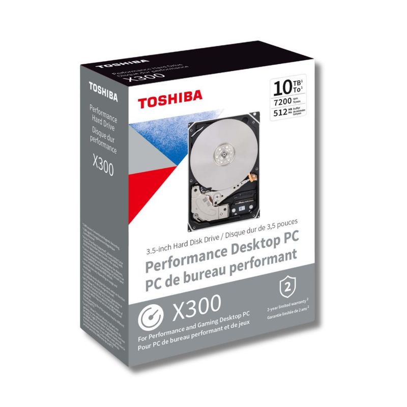 TOSHIBA - Disco Duro Toshiba X300 10TB  HDWR71AXZSTA