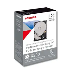 TOSHIBA - Disco Duro X300 10TB HDWR71AXZSTA