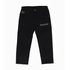 BLACK AND BLUE - Pantalón niño básico negro