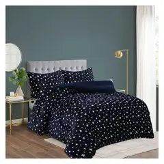 GENERICO - Cobertor Chiporro Invierno 1.5 Plazas - Azul Estrella 185