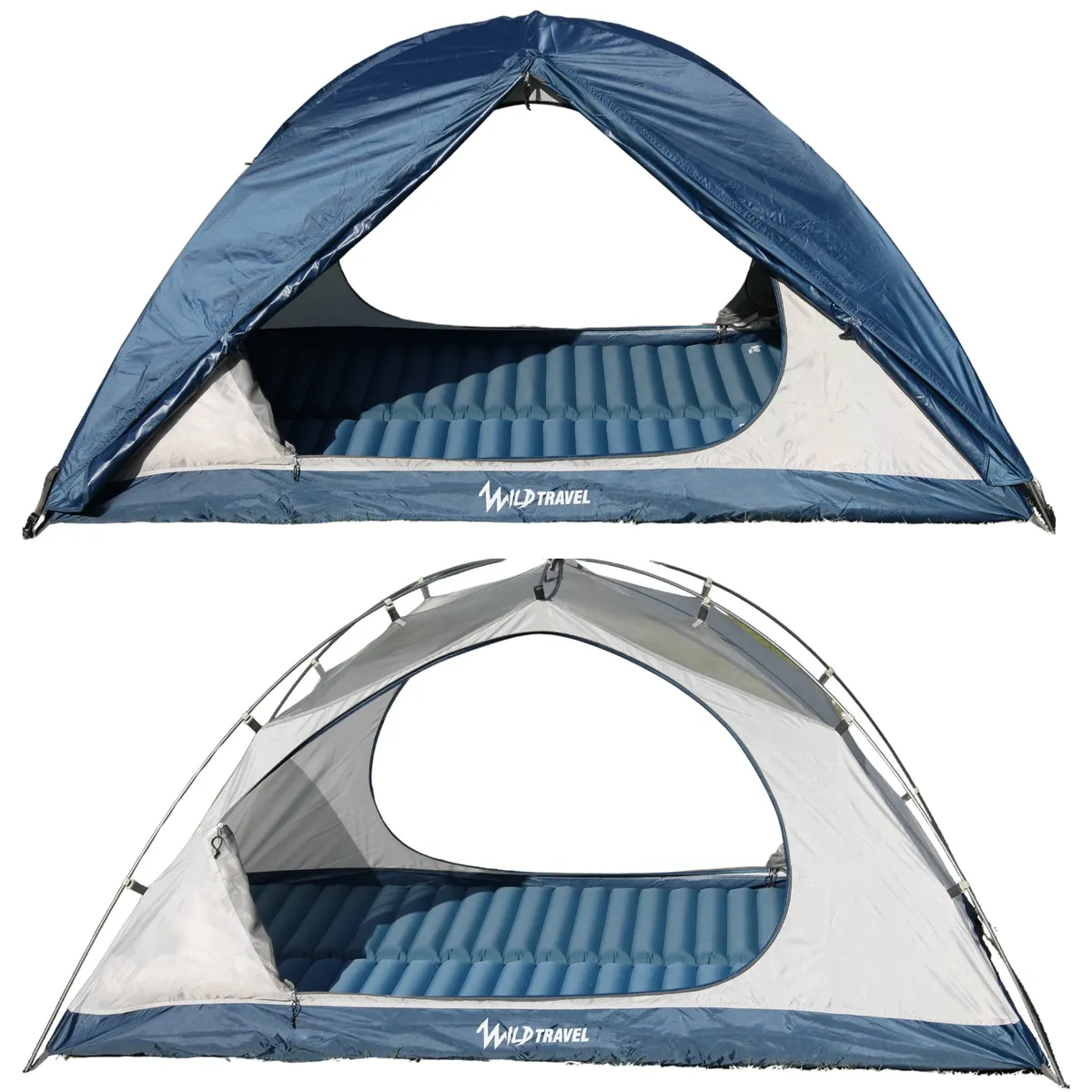 WILD TRAVEL - Carpa Horizon 2 Impermeable 2 Personas Trekking Wild Travel