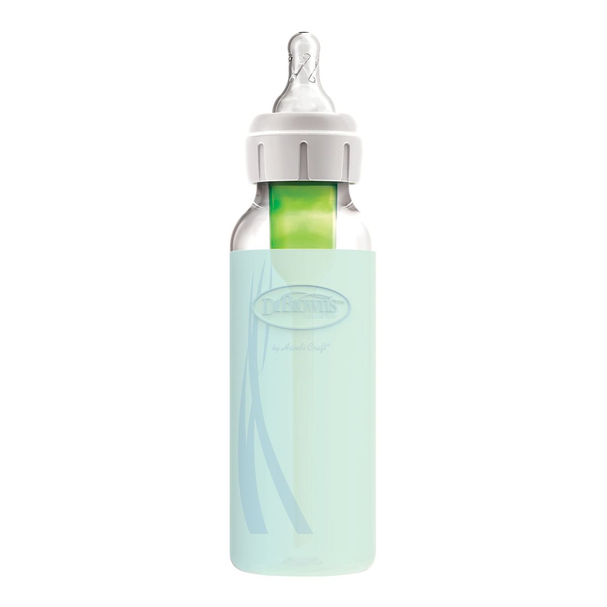 DR BROWN'S - Funda Protección Mamadera Vidrio 250ml Dr Brown´s Turquesa