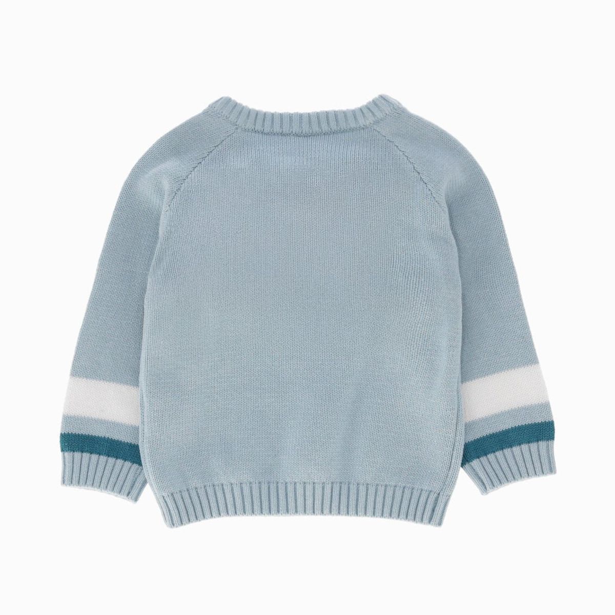 BLACK AND BLUE - Chaleco recién nacido con dinosaurio menta Black and Blue