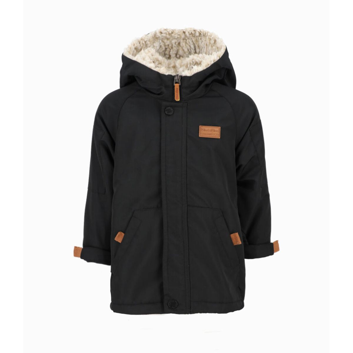 BLACK AND BLUE - Abrigo bebés impermeable negro Black and Blue