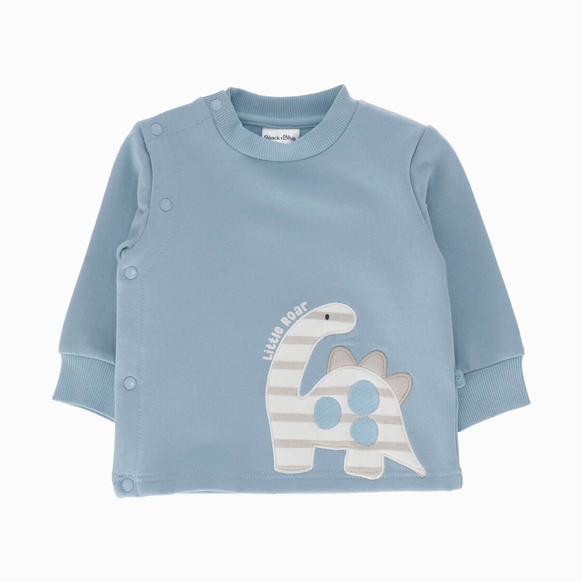 BLACK AND BLUE - Buzo recién nacido con dinosaurio menta Black and Blue