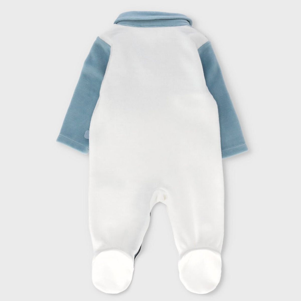 BLACK AND BLUE - Enterito recién nacido bicolor celeste Black and Blue