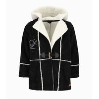 Abrigo niña gamulán negro