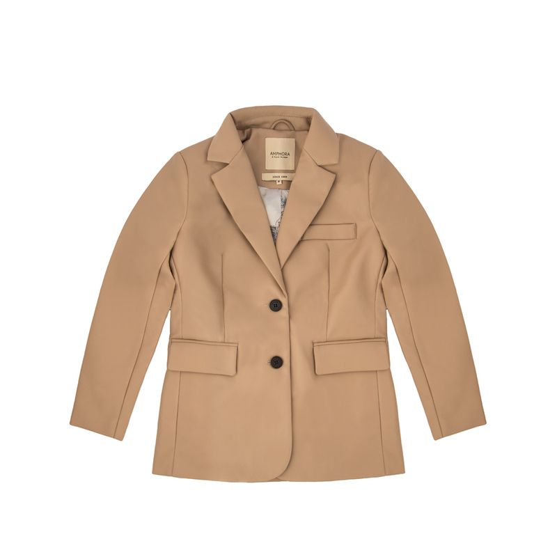 AMPHORA - Blazer jacket gaby taupe