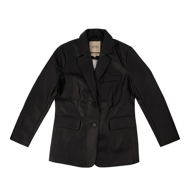 AMPHORA - Blazer jacket gaby negro