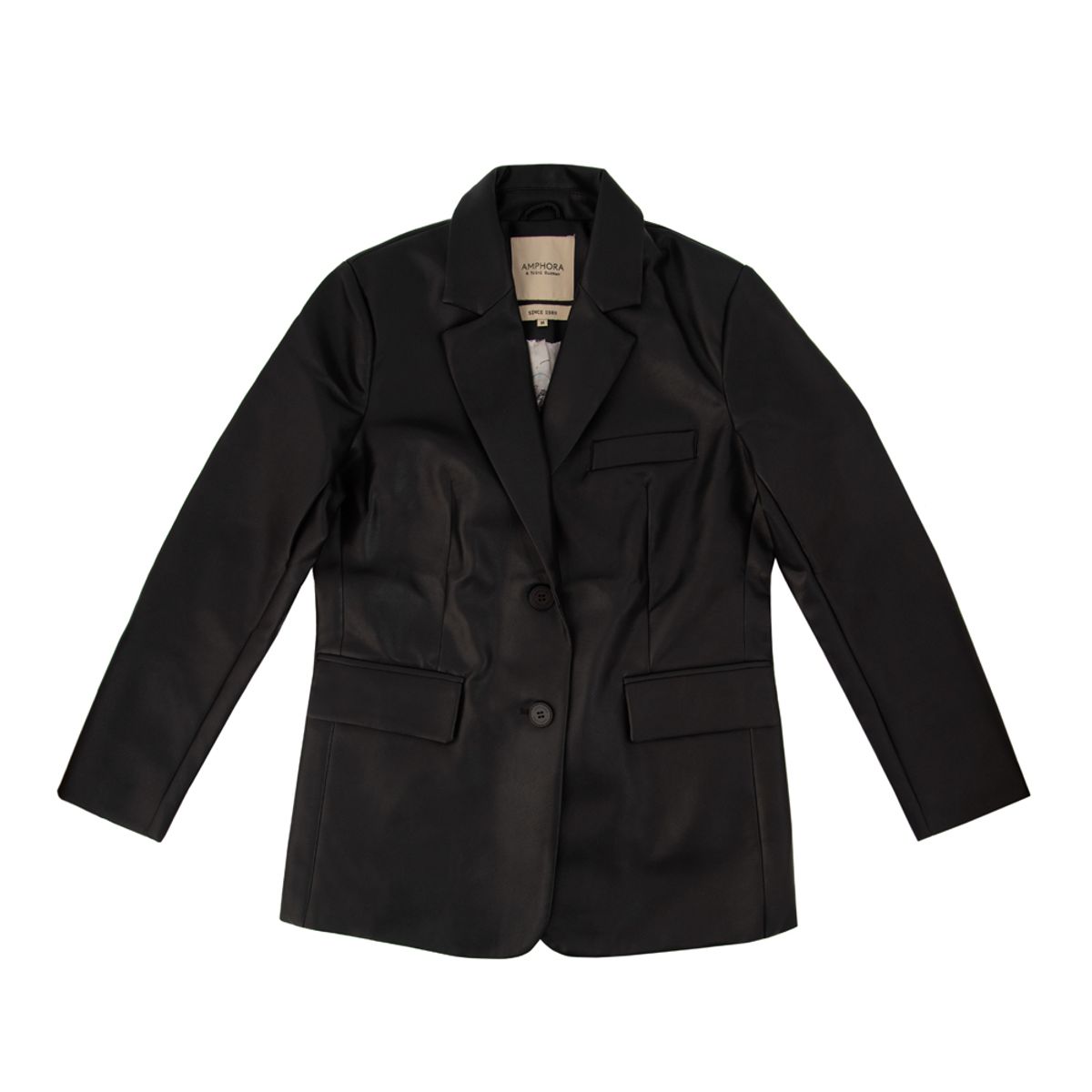 AMPHORA - Blazer jacket gaby negro