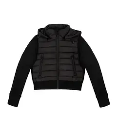AMPHORA - Puffy jacket manuela negro
